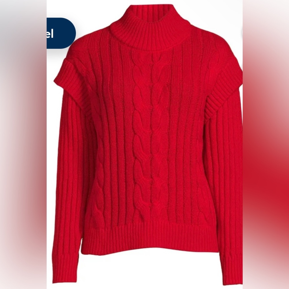 🆕 Time and True Women's Mock Neck Sweater - Picture 2 of 3